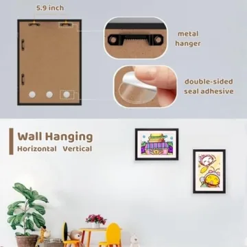 Kids Artwork Frames Changeable 10x12.5" for 150 Sheets