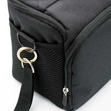 JWBIZ 20pcs Trigger Spring O Rings Round Carabiner Clip Snap for Keyrings Buckle, Bags,Purses (Gold, 3/4 inch)