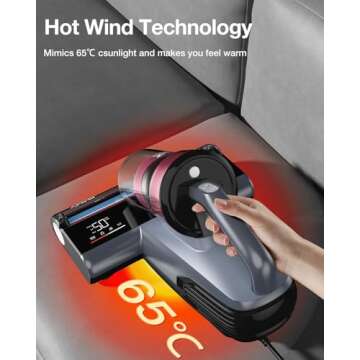 Jimmy Mattress Vacuum Cleaner with UV Sanitizing Features