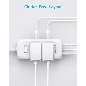 Anker USB C Power Strip 6 Outlets Surge Protector
