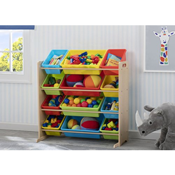 Delta Children 12 Bin Storage Organizer for Kids