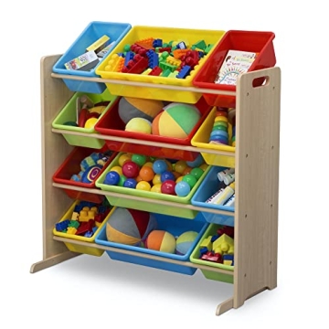 Delta Children 12 Bin Storage Organizer for Kids