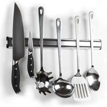 Heavy Duty 14 inch Magnetic Knife Holder Rack Aluminum