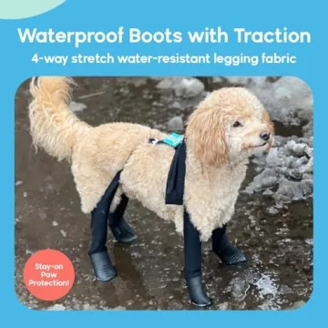 Walkee Paws Deluxe Easy-On Dog Boot Leggings for All Weather