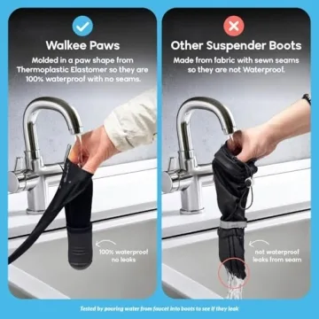 Walkee Paws Deluxe Easy-On Dog Boot Leggings for All Weather