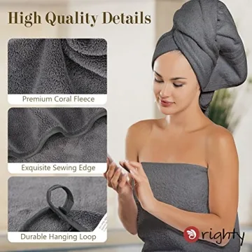 ORIGHTY Soft Microfiber Bath Towels - Absorbent and Quick-Dry