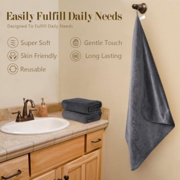 ORIGHTY Soft Microfiber Bath Towels - Absorbent and Quick-Dry