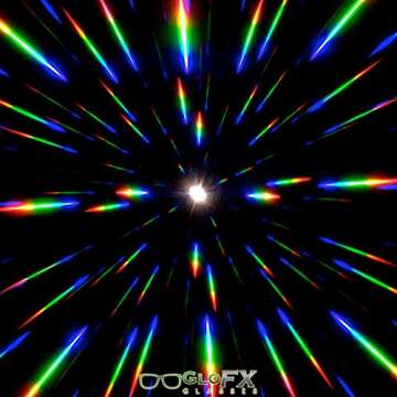 GloFX Ultimate Diffraction Glasses - Green - 3D Prism Rainbow Effect - Great Edm, Festival, Concert,...