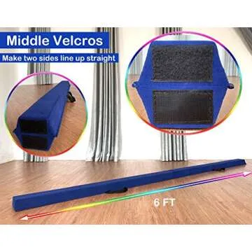 MARFULA Folding Gymnastics Beam - Extra Firm & Portable