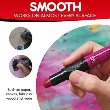 Marabu Art Crayons for Mixed Media - 26 Smooth and Easy Blending Water Soluble Crayons - Highly Pigmented Watercolor Crayons for Adults Artists - Complete Collection Set