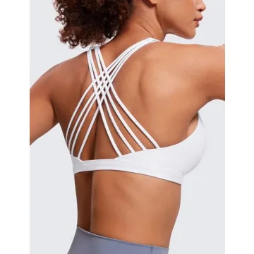 CRZ YOGA Criss Cross Sports Bra - Stylish & Comfortable