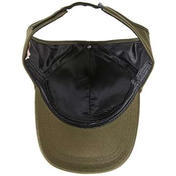 Satin Lined Baseball Hat for Natural Hair | Stylish & Comfortable
