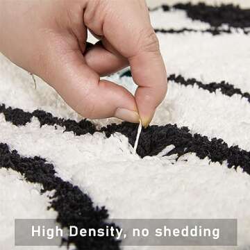 Spooky Ghost Shaped Tuft Halloween Rugs for Bathroom Bedroom Kitchen Entryway Living Room, Non-Slip Washable Gothic Creepy Cute Spirit 2x3 Small Throw Rugs Halloween Themed Room Decorations