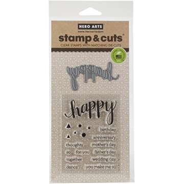 Hero Arts DC150 Stamp & Cut - High Quality Stamps & Die
