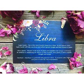 Libra Zodiac Crystal Gift Set for Spiritual Harmony