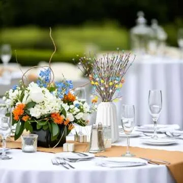 26PCS Artificial Easter Spray Vine,Easter Decorations,Easter Egg Twig Branches for Floral Arrangement,Easter Egg Branches with Easter Eggs and Berries for Easter Home Decor and Flower Arrangement