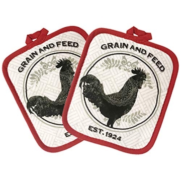 Rooster Kitchen Decor Linen Set for Home Cooking