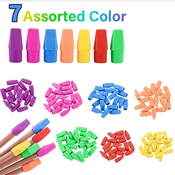 Sooez 120 Pack Pencil Erasers for School and Office Use