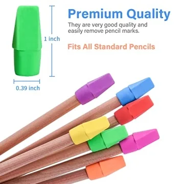 Sooez 120 Pack Pencil Erasers for School and Office Use