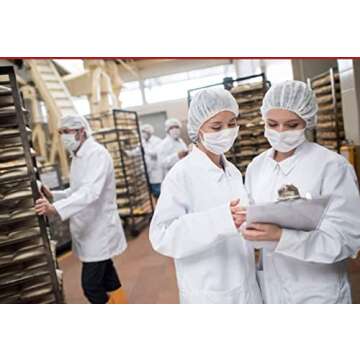 Careoutfit Disposable Bouffant (Hair Nets) Caps, Spun-Bounded Poly, Hair Head Cover Net 21 Inches (1...