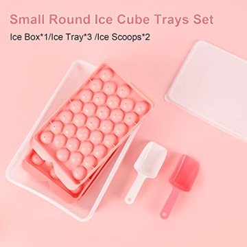 Barlket Mini Ball Ice Cube Mold | 99 Ice Balls Maker
