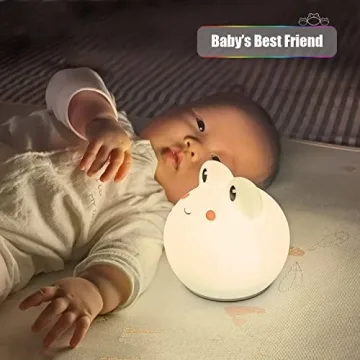 CometMars Silicone Frog Lamp - Fun LED Nightlight for Kids