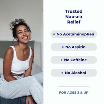 Emetrol Non-Drowsy Liquid Nausea Relief - Upset Stomach Medicine - Pharmacist Recommended Nausea Relief - Cherry Flavor - 4fl oz, 2 Pack