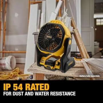 DEWALT 20V MAX Jobsite Fan Portable and Versatile