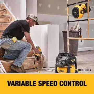 DEWALT 20V MAX Jobsite Fan Portable and Versatile