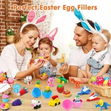 Palmatte 140PCS Mini Animal Erasers for Kids - Fun & Safe