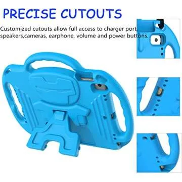 MENZO Kids iPad Case | Shockproof & Fun Design | All Models