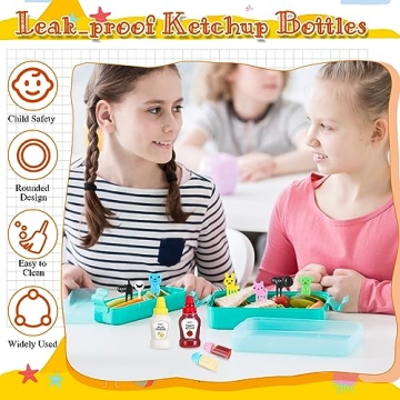 50 Pcs Kids Bento Box Accessories for Fun Lunches