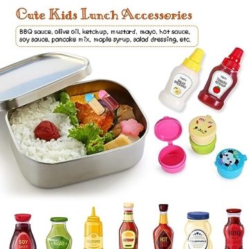 50 Pcs Kids Bento Box Accessories for Fun Lunches