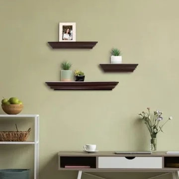Madison Classic Floating Wall Shelves, Set of 3