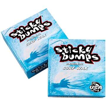 Sticky Bumps Cool/Cold Water Surfboard Wax (2 Bars)