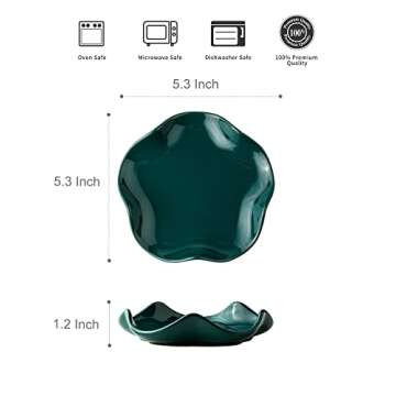 Miamolo Ceramic Spoon Rest for Kitchen Counter, Spoon Holder for Stove Top, Cooking Utensil Holder, ...