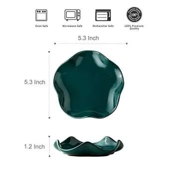 Miamolo Ceramic Spoon Rest for Kitchen Counter, Spoon Holder for Stove Top, Cooking Utensil Holder, ...