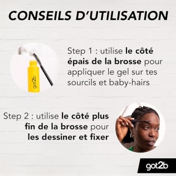 Got2b Glued Brow & Edges Gel, 72hr Hold, Vegan