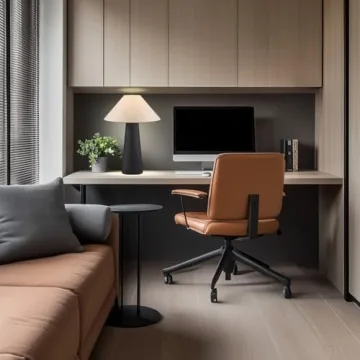 Novogratz x Globe 18" Ceramic Table Lamp - Modern Design