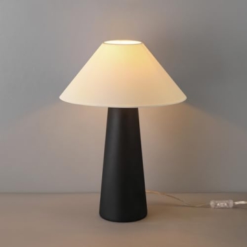 Novogratz x Globe 18" Ceramic Table Lamp - Modern Design