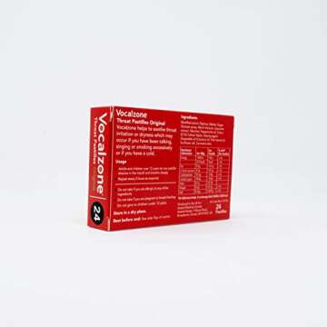 VocalZone Throat Pastilles | Natural Soothing Relief
