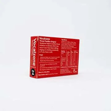 VocalZone Throat Pastilles | Natural Soothing Relief