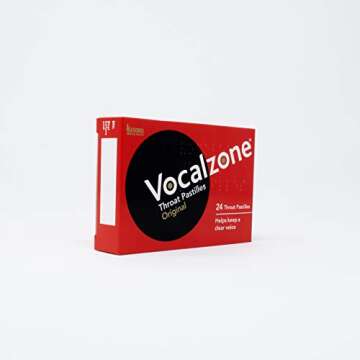 VocalZone Throat Pastilles | Natural Soothing Relief