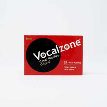 VocalZone Throat Pastilles | Natural Soothing Relief