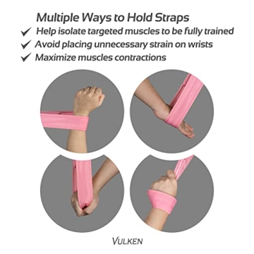 Vulken Tricep Rope Dual Length Cable Attachment for Gym