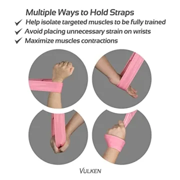 Vulken Tricep Rope Dual Length Cable Attachment for Gym