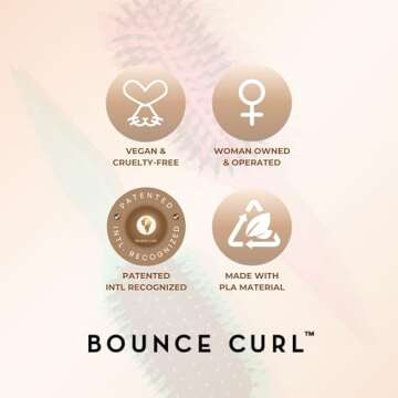 Bounce Curl Define Brush for Defined Curls, 5-in-1 Tool