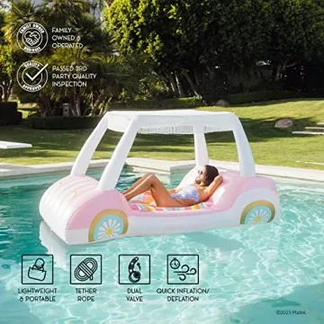 FUNBOY & BARBIE Malibu Golf Cart Summer Pool Float