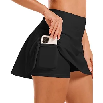Stelle Women Tennis Golf Skirts High Waisted with Inner Shorts for Athletic Workout Sports Skorts Ru...
