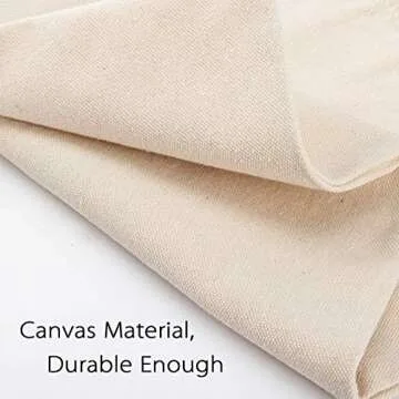 Apipi 8Pcs 6.3 x 9 Inches Canvas Money Bags - Halloween Prop Money Bag with Dollar Sign, Money Sacks for Bank Robber Costume Pirate Cowboy Cosplay Theme Party